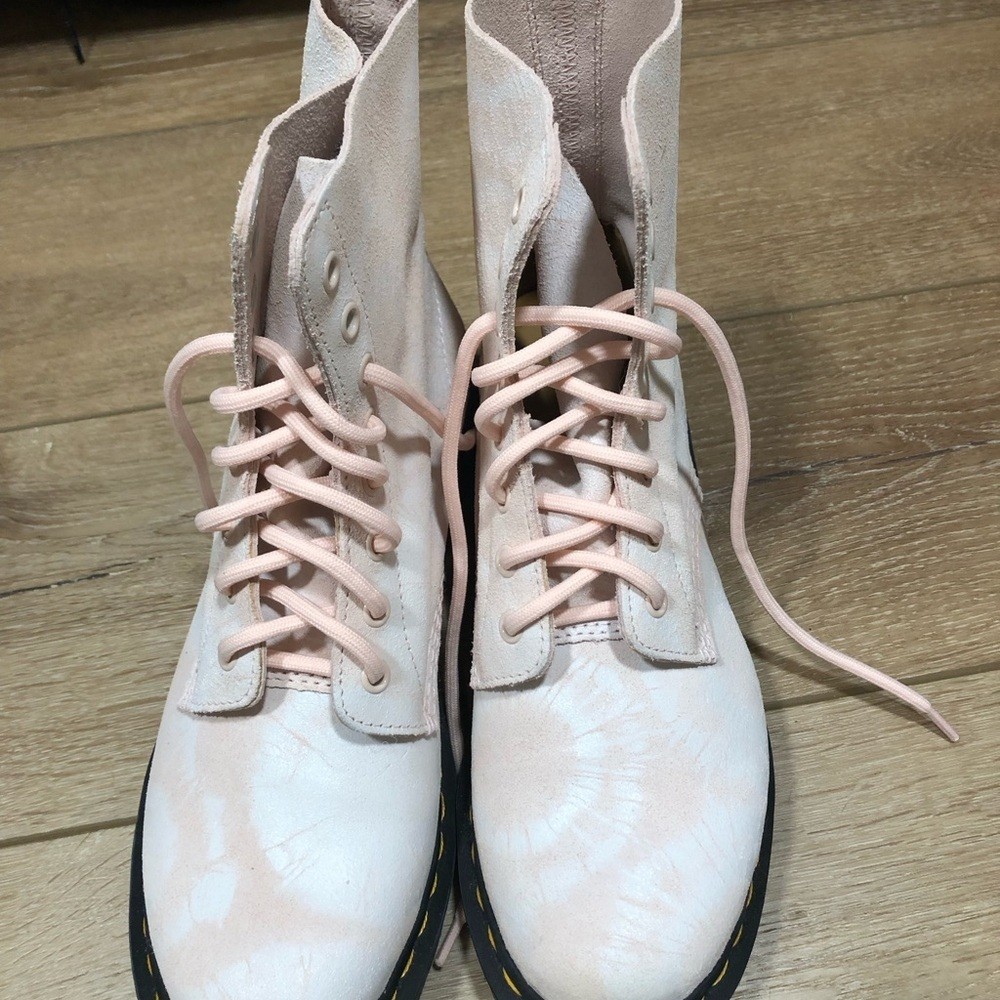 Dr. Martens Pascal Tie Dye Suede Lace Up Boots