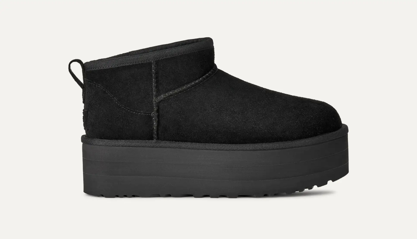 UGG Womens Classic Ultra Mini Platform Boot Authentic Original Box 1135092 BLACK