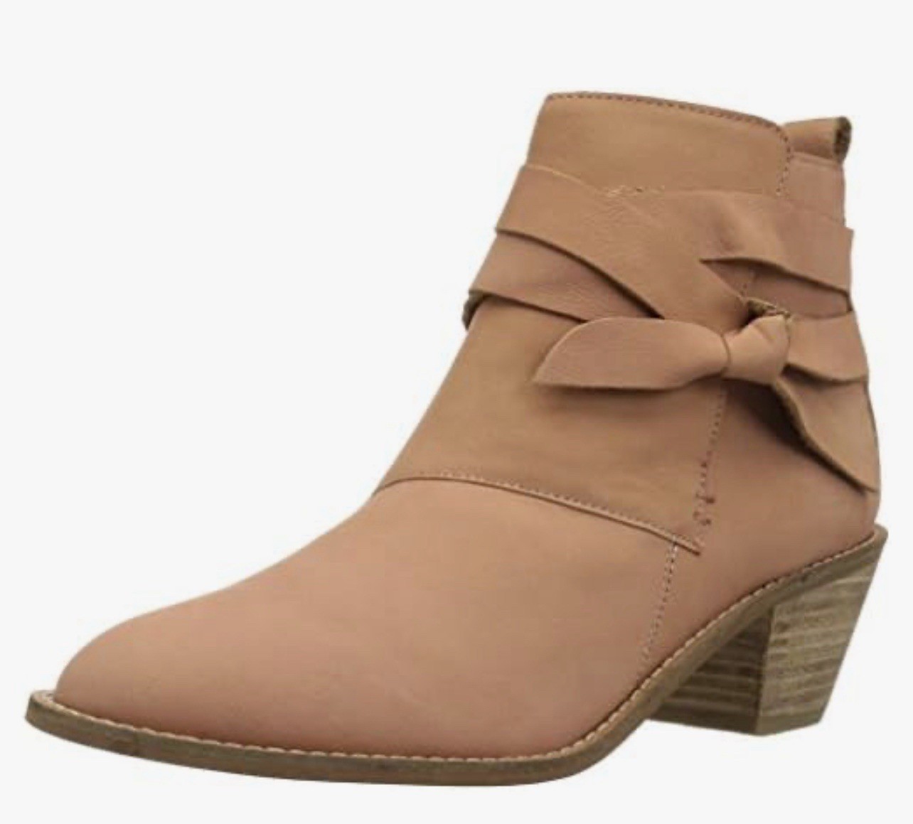 NEW Kelsi Dagger Brooklyn Women’s Kingston Ankle Booties Bow Leather Suede sz 8