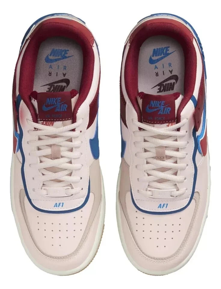 Nike Air Force AF1 Shadow Light Soft Pink Canyon Rust CI0919-601 Womens Size