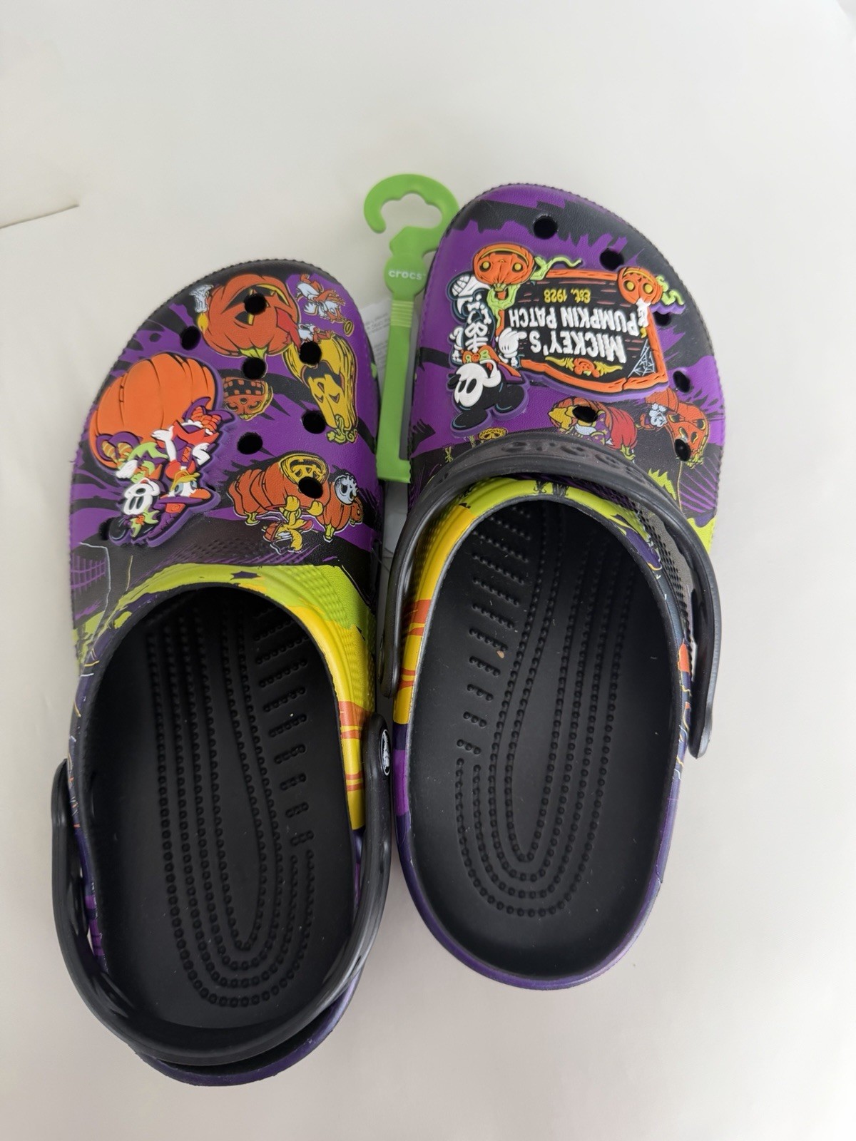 Disney Parks Halloween 2024 Mickey’s Pumpkin Patch Adult Clogs Crocs Size M6/W8
