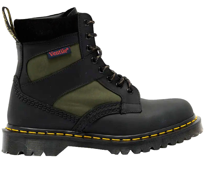 Dr. Martens Boots Womens 6 Leather Pascal 1460 Textile Padded Made in England