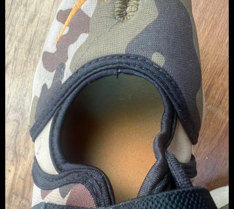 Nike Air Rift Camouflage Sneakers Women’s US 5 JP 22cm Beige Orange Used