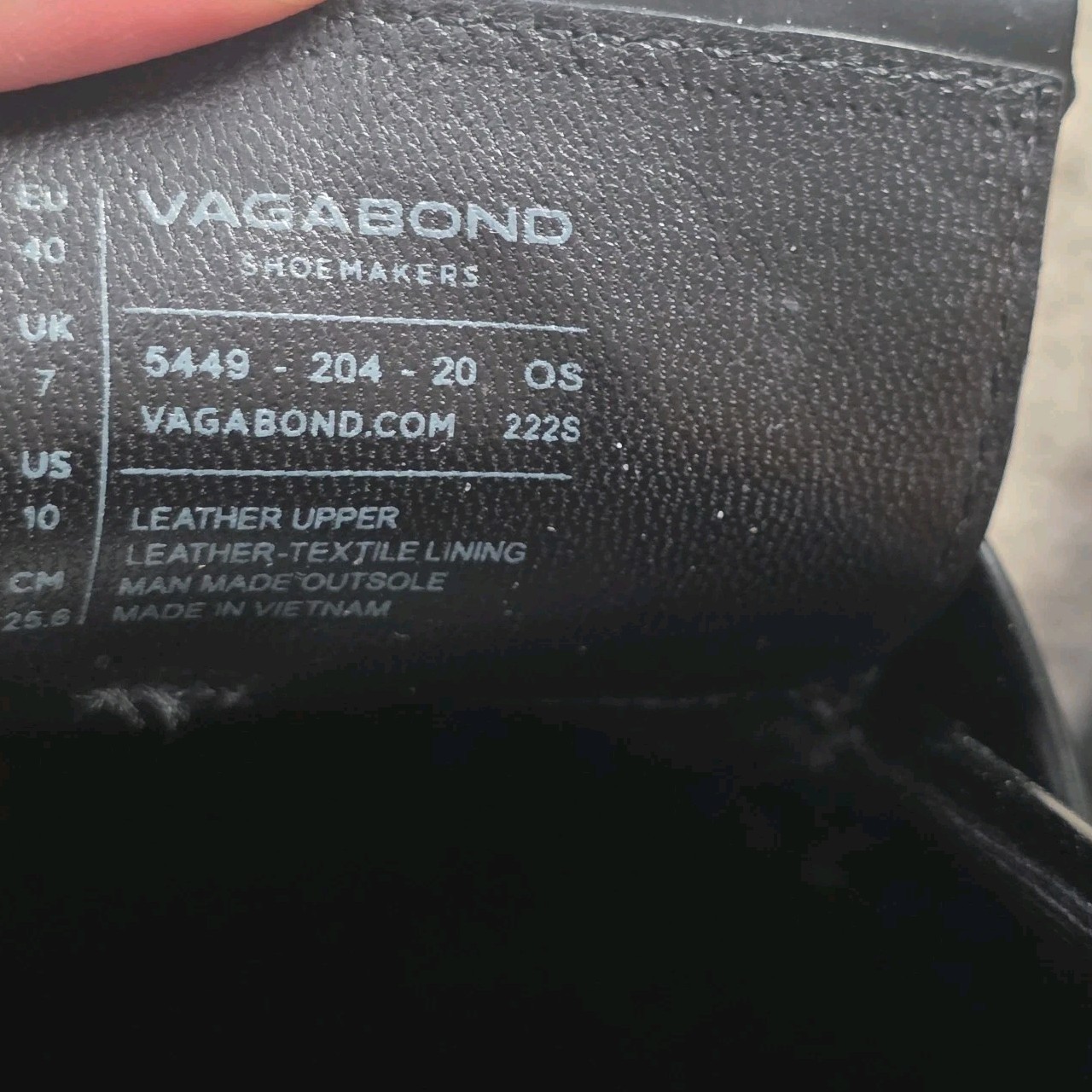 Vagabond Shoemakers Tassel Platform Loafers Size 10 Black Leather Chunky Retro