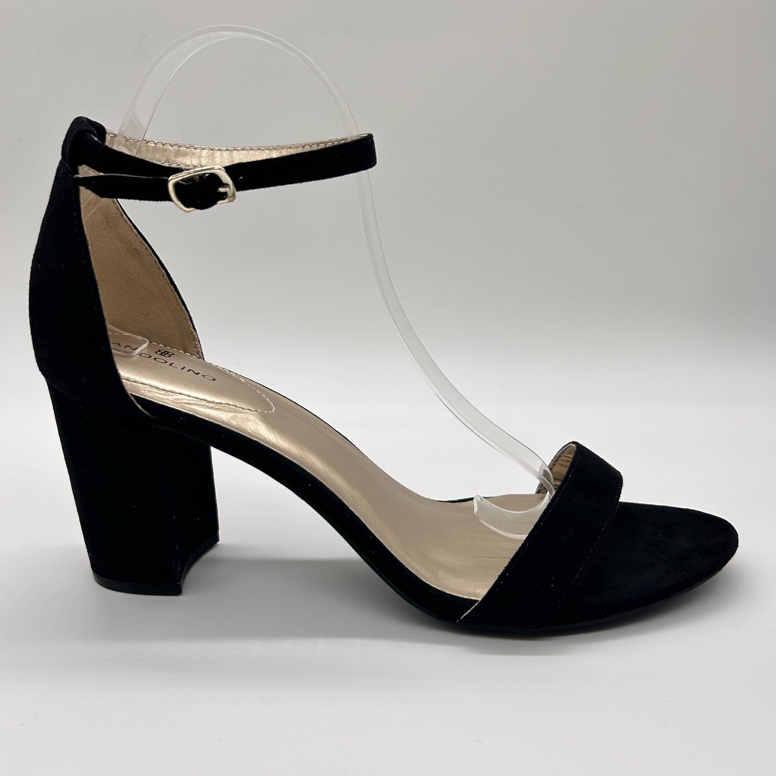Bandolino Sandals Womens 11M Black Armory Block Heel Dress Sandals NEW