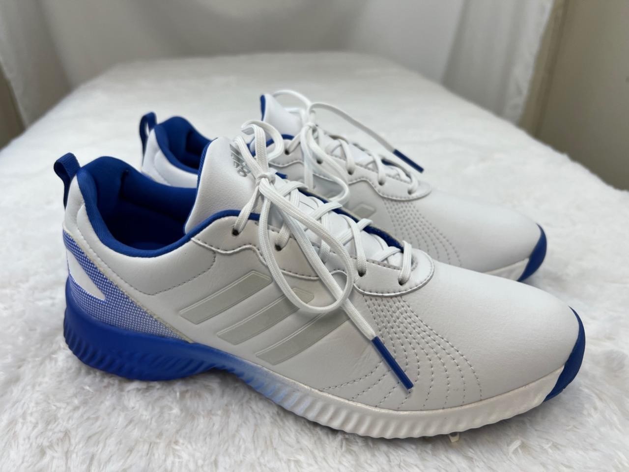 ADIDAS GOLF Womens RESPONSE BOUNCE White Blue Golf Sneaker Sz US 8 NWOB