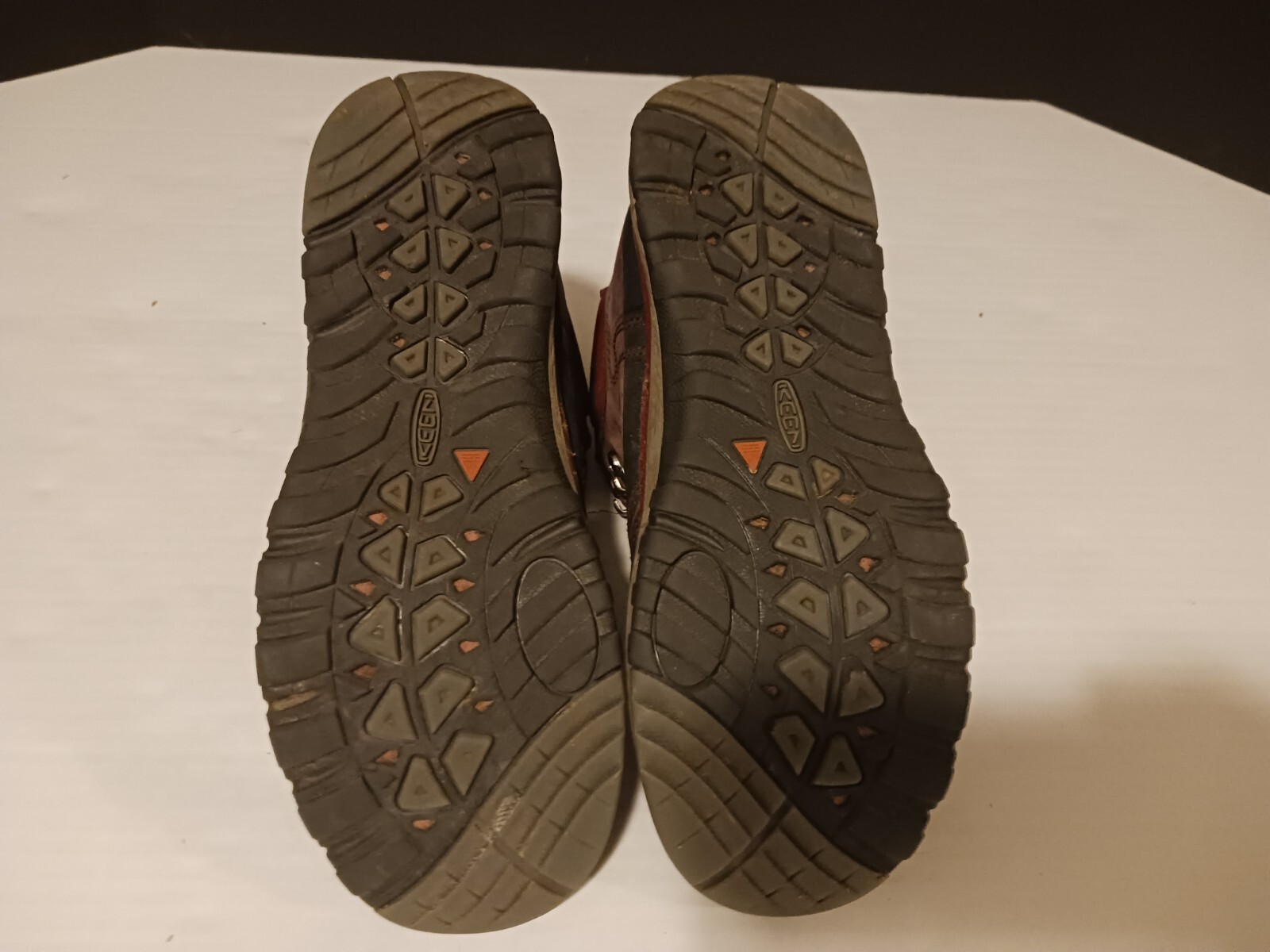 Keen Terradora Mid Leather Hiking Boots Womens 9.5 Pink Maroon Red Waterproof
