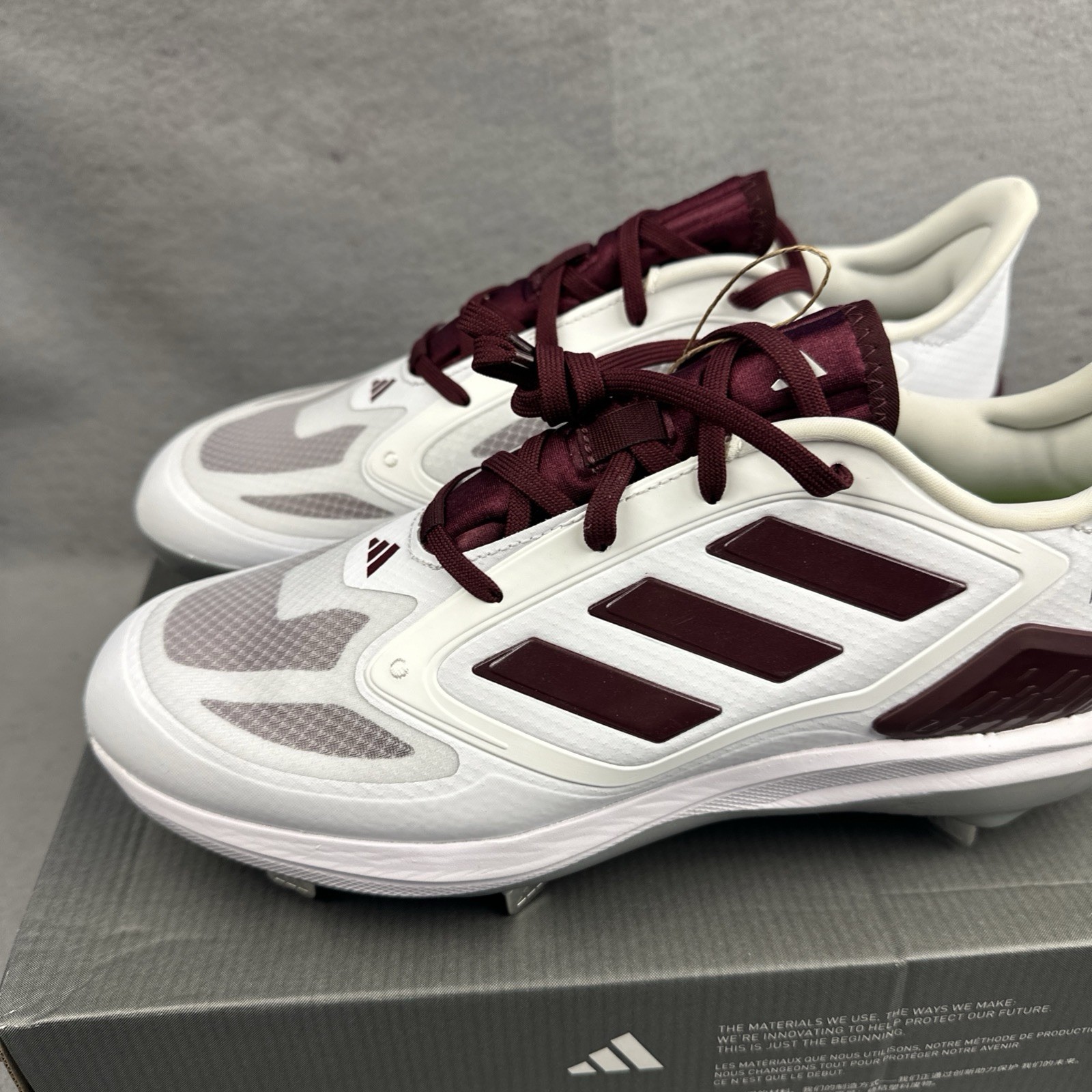Adidas Purehustle 3 Elite Softball Cleats Womens 10 IG7131 New in Box Spikes