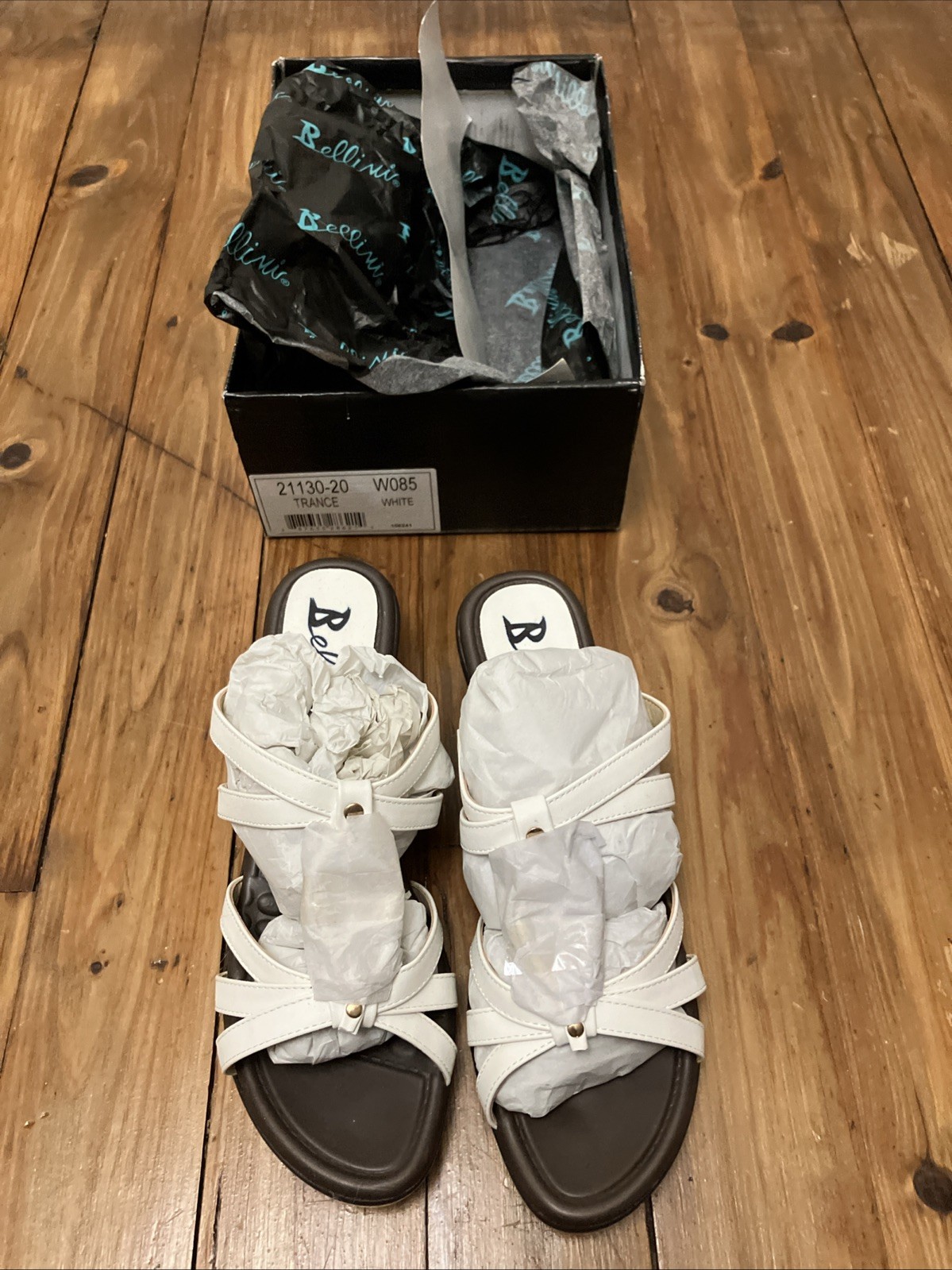 New Women’s Bellini Trance White Size 8.5 W 21130-20 New Box Is Missing Lid