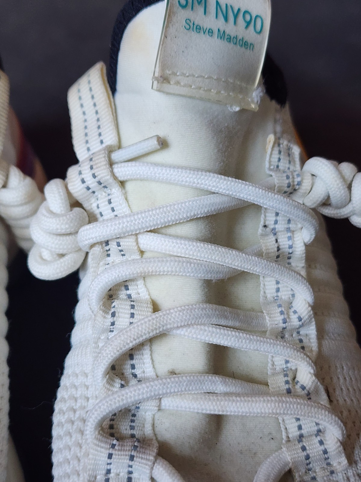 Steve Madden SM NY90 Women’s 8M Sneakers White Colorful