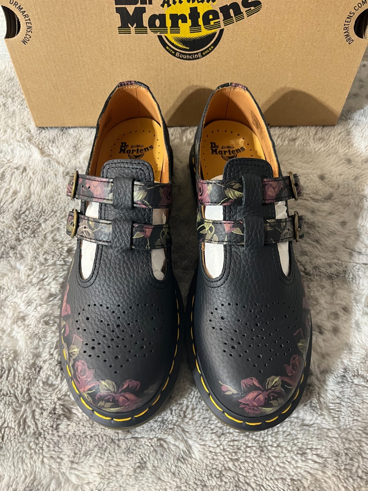 DR. MARTENS 8065 DECAYED ROSES NAPPA MARY JANE SHOES MSRP$190 CUTE & CHIC