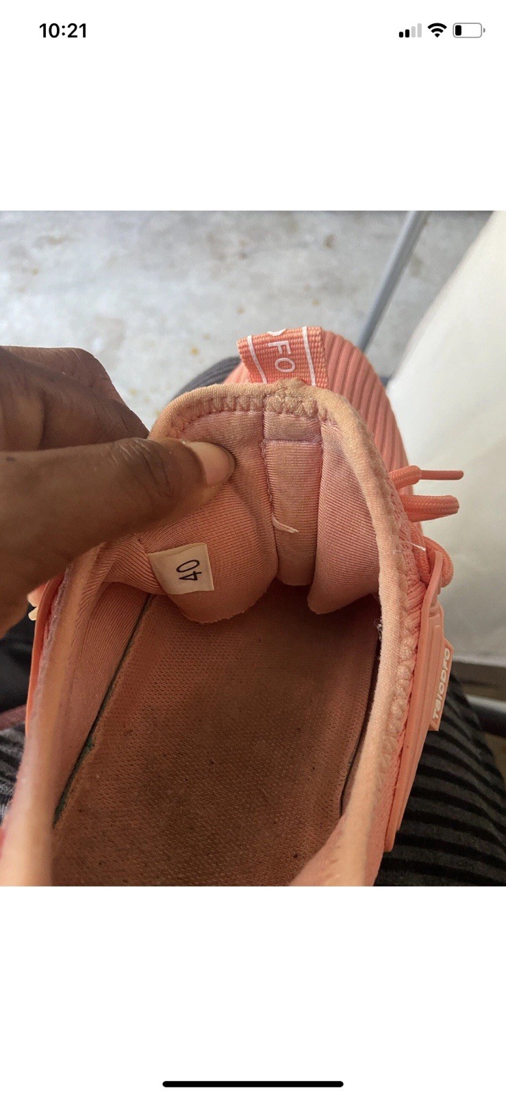 Tsiodfo Sneakers Womans 8.5 (40) Peach