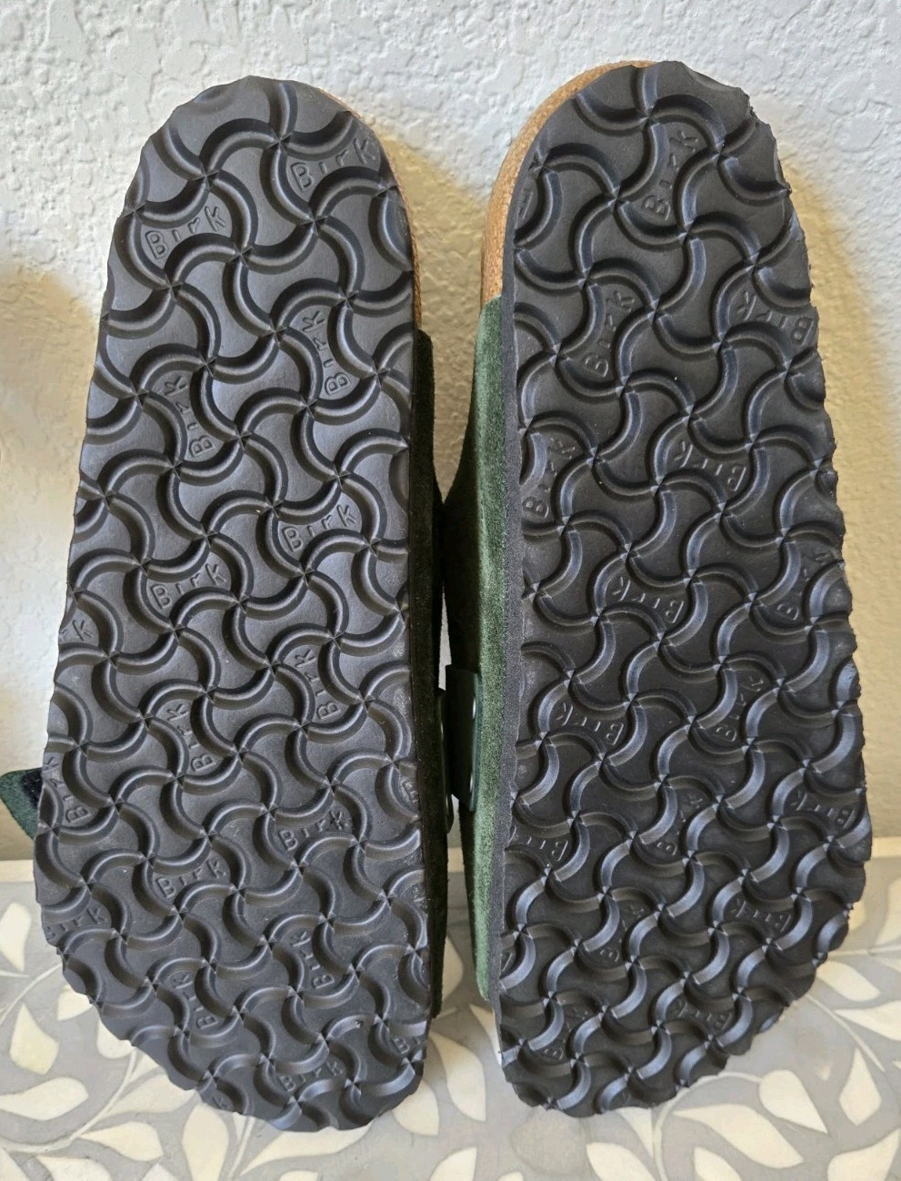 New Birkenstock Kyoto Thyme Nubuck/Suede Leather Adjustable Medium Width Sz 42