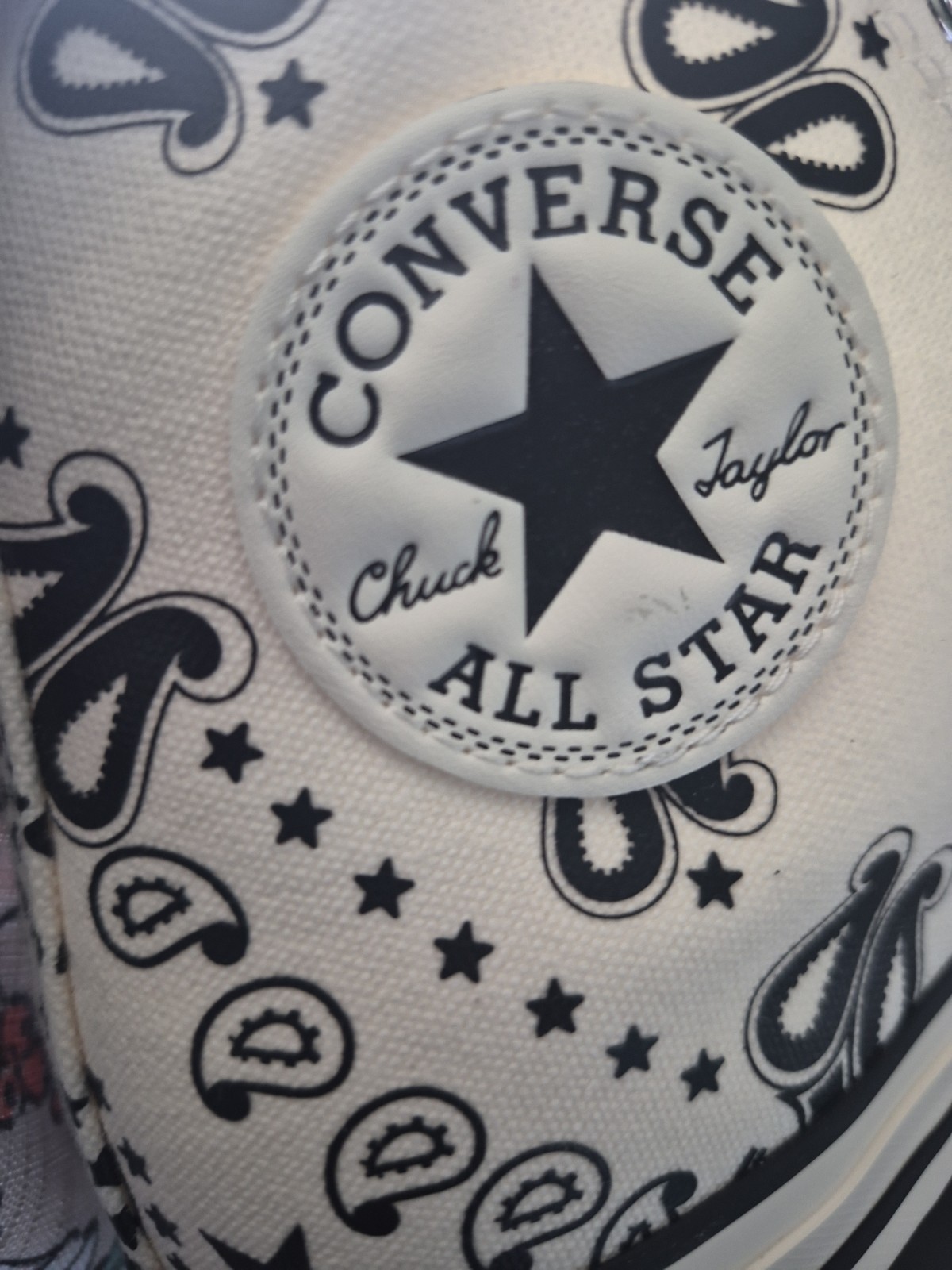 Converse Chuck Taylor All Star Women’s Paisley High Top Canvas Sneakers Size 9
