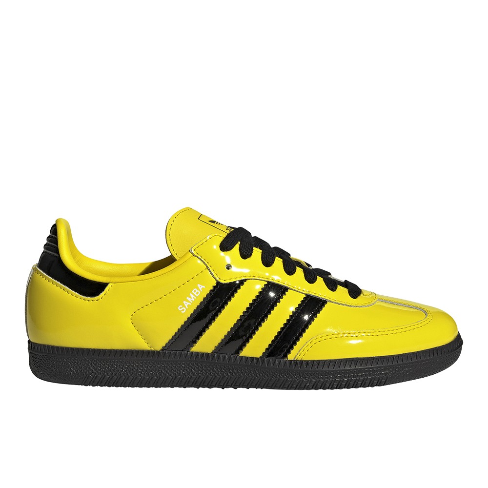 adidas Samba Og Lace Up Womens Yellow Sneakers Casual Shoes JR8749
