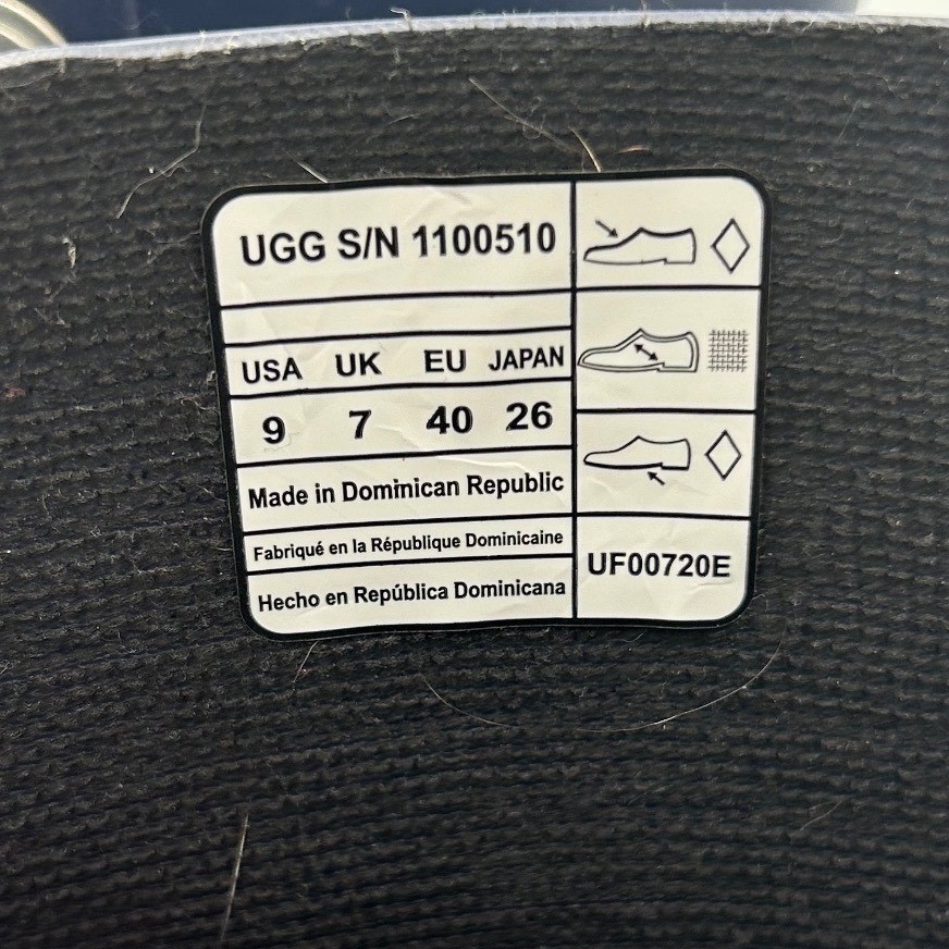 UGG Shaye Navy Blue Rubber Waterproof fur lined boots