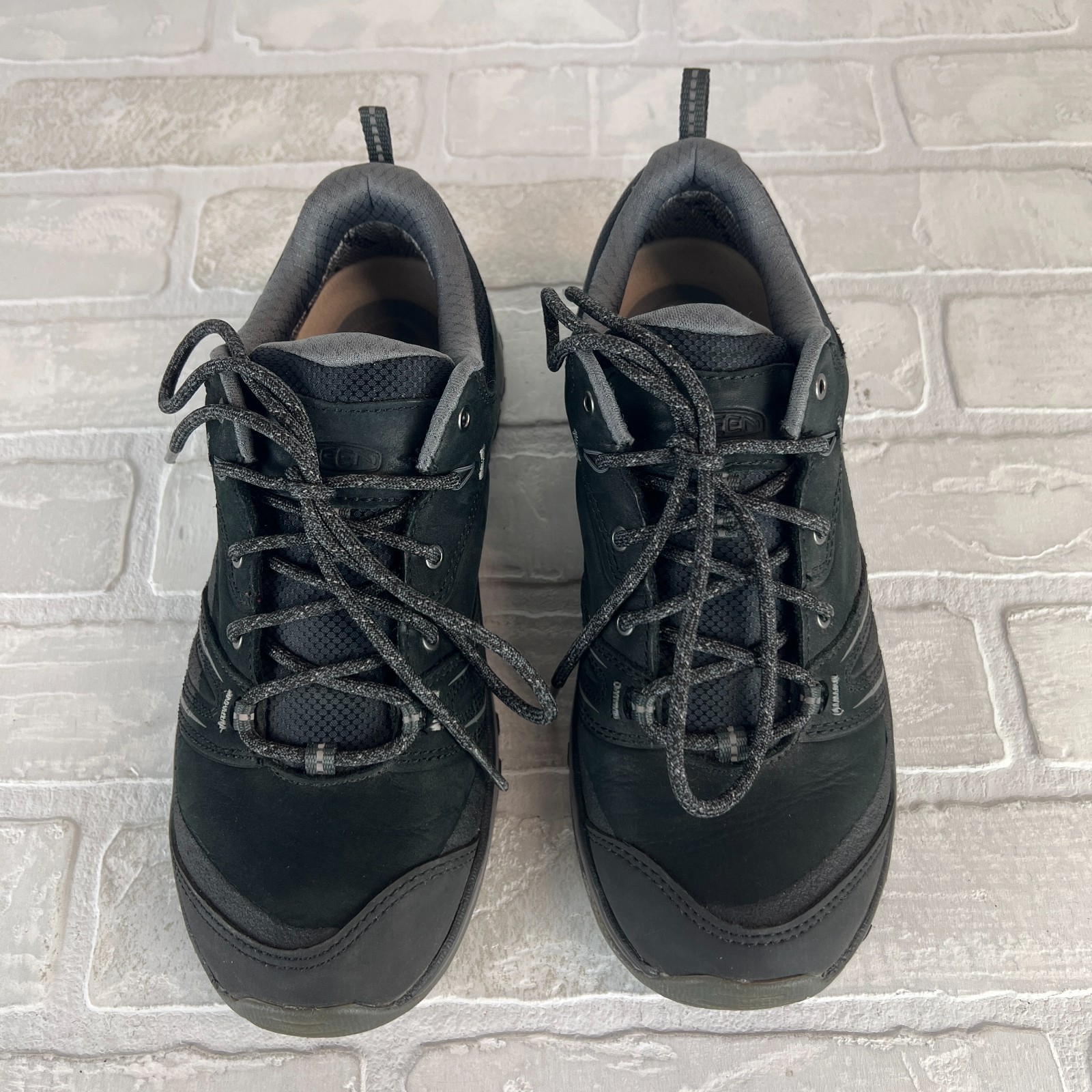 Keen Hiking Shoes Womens 8 Black Terradora Waterproof Low Top Lace Up Sneaker