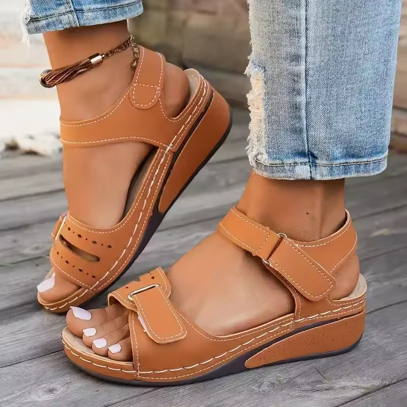 2026 NEW Women’s Orthopedic Wedge Sandals Soft Sole Comfort Summer Walking Shoes