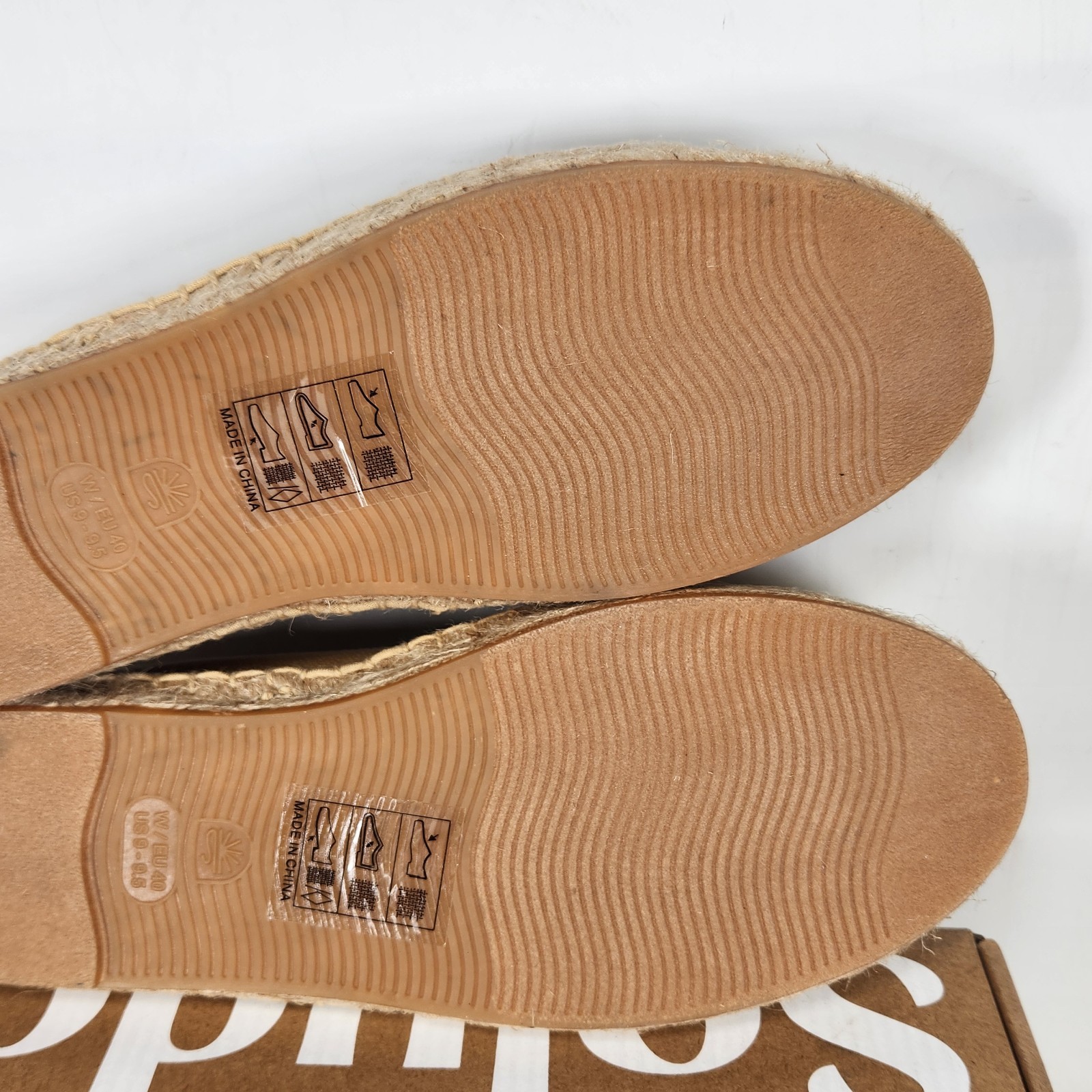 Size 9 – Soludos Smoking Slipper Espadrille – Taupe – Womens