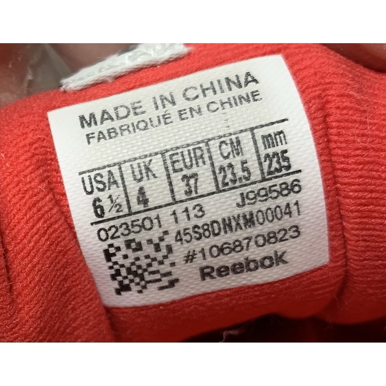 Lightweight Red Running Shoes Breathable Comfort Trainer Women 6.5