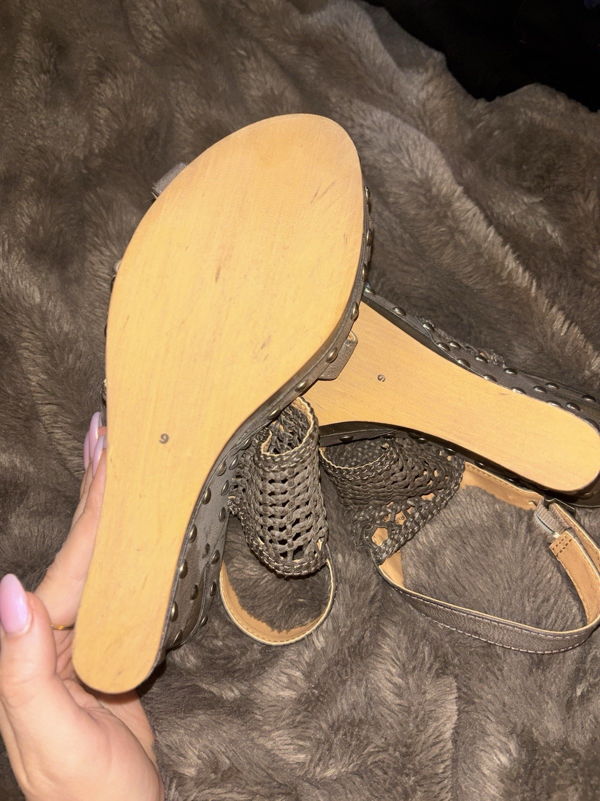 “Not Rated” Brand Heel Sandals Women’s Size 9