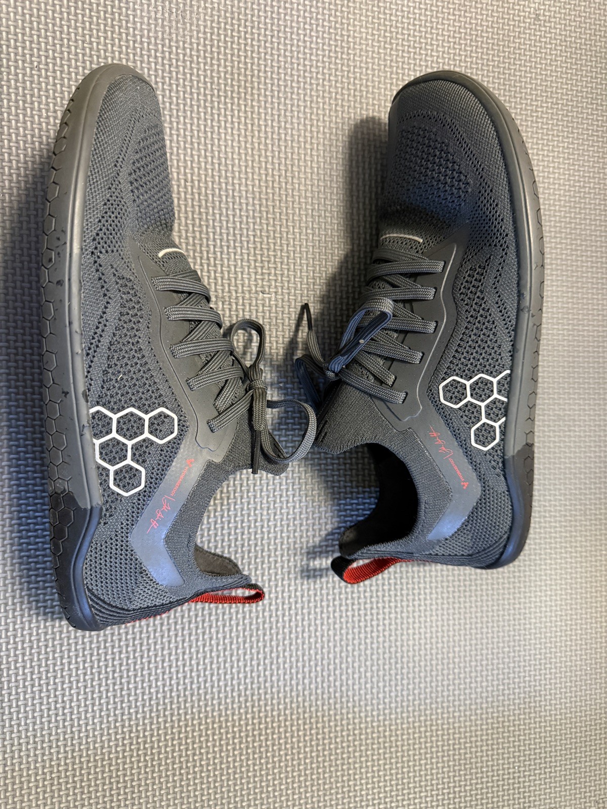 Vivobarefoot Primus Lite Knit JJF Women’s 38 Barefoot Shoes Grey Black