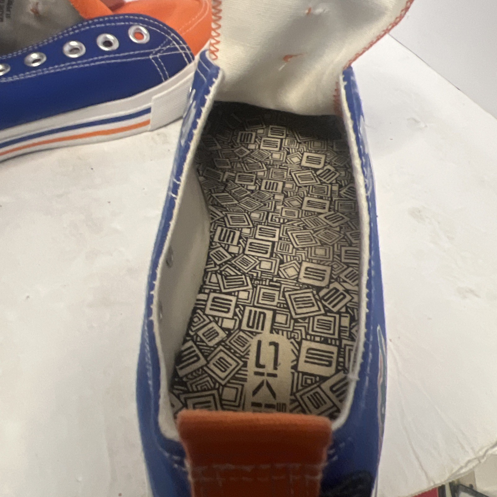 Skicks U Of F Florida Gators Swamp Canvas Low Top Sneakers Women 11 Men’s 9