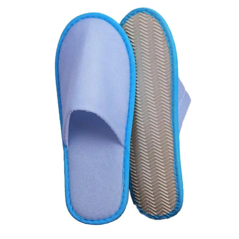 1 Pair Women Men Disposable Slippers Non-slip Home Guest Slippers Spa Hotel Slip