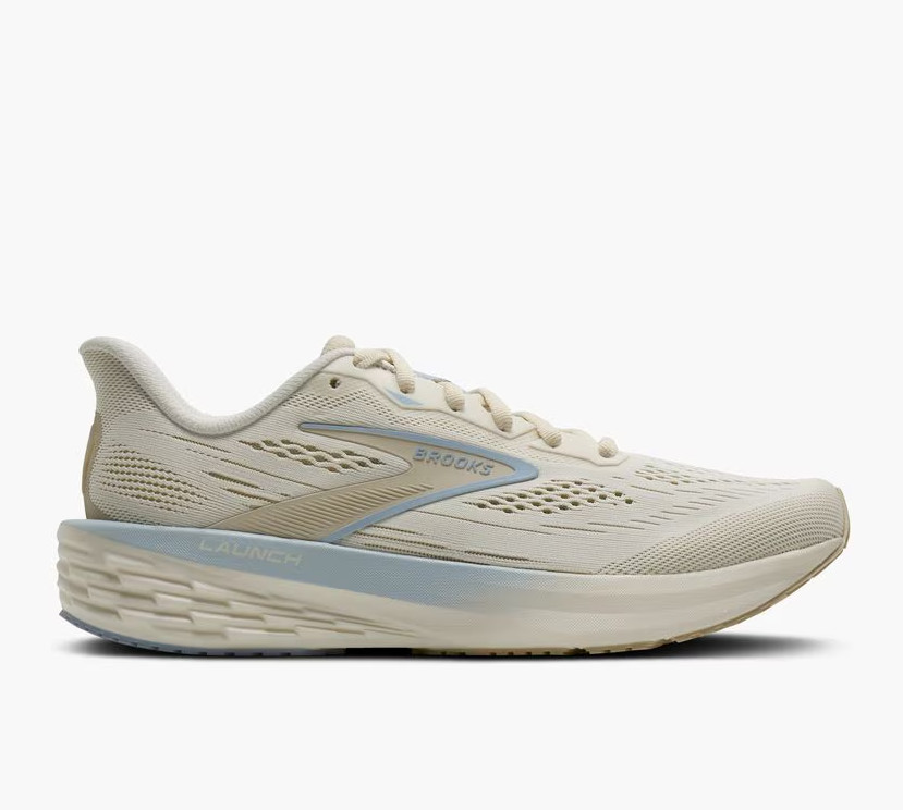 BROOKS Women’s Launch 12 Running Shoes Coconut/Sand/Skyway New