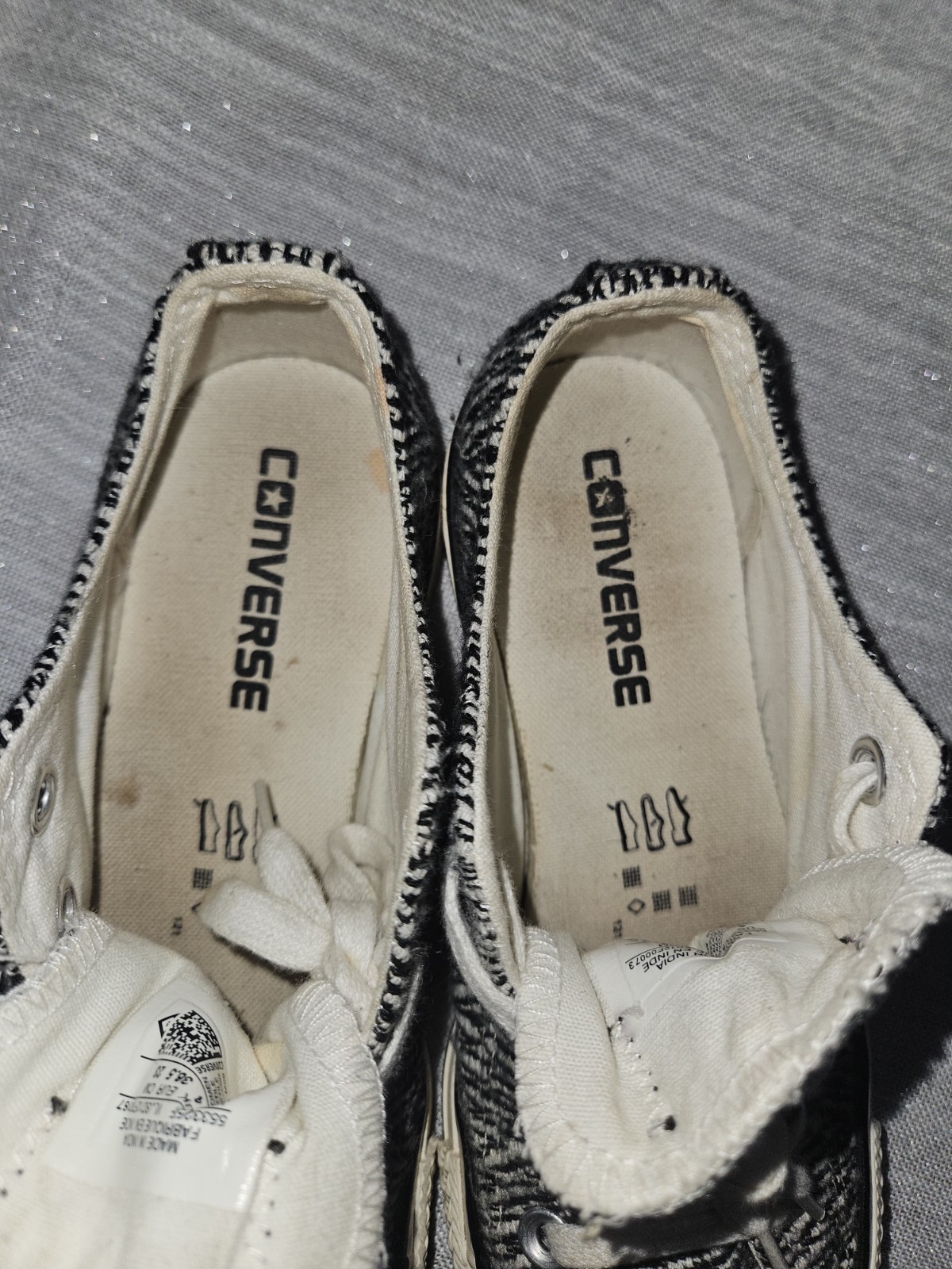 Converse All Stars Low Tops Womans Shoes Size 6 «Zebra»