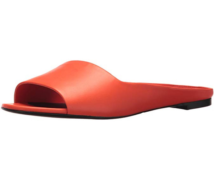 Via Spiga Women’s HANA Slide Sandal,Hot Orange, Size 4.5 M