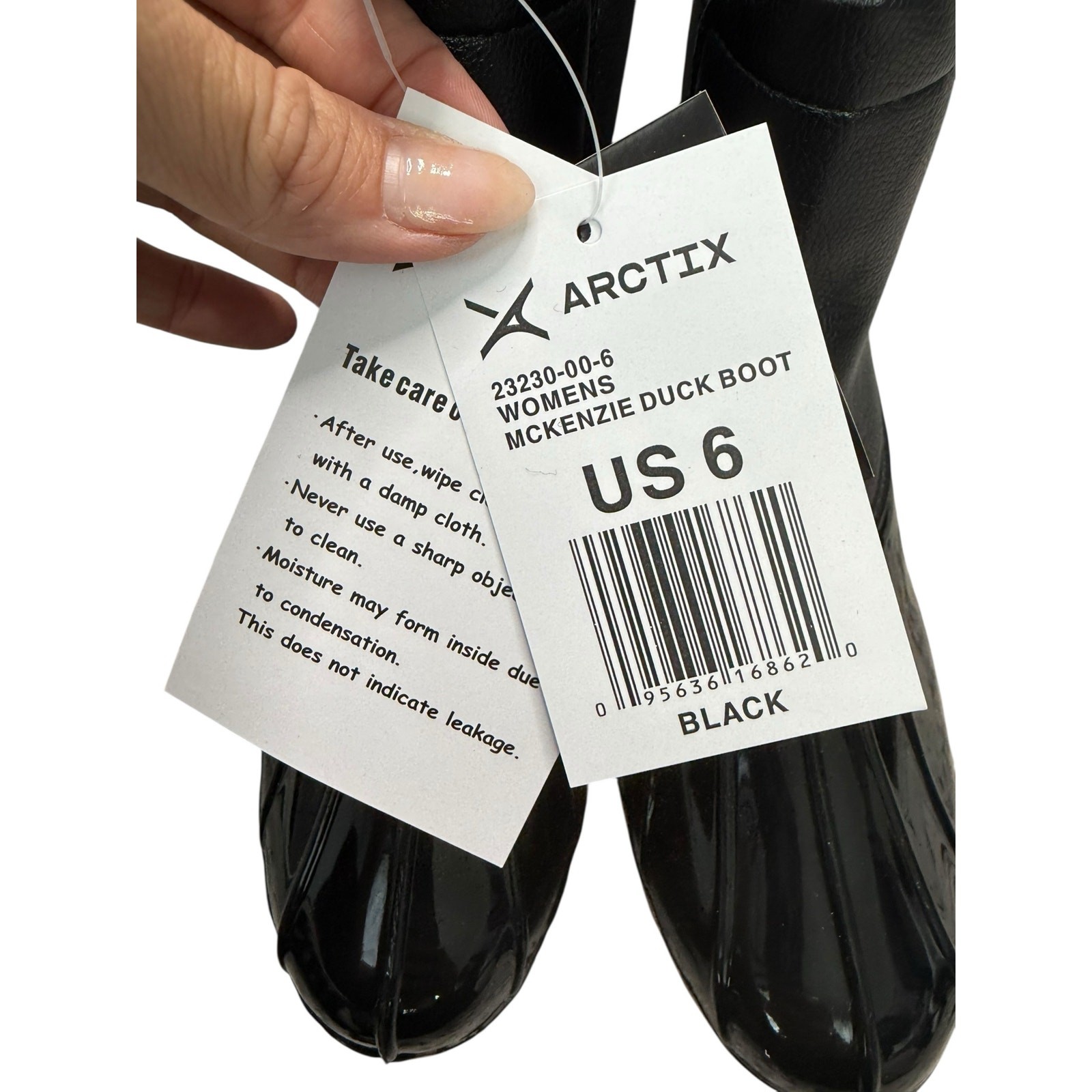 Arctix Duck Boots Women 6 Black Outdoors Winter Fall Waterproof New in Box