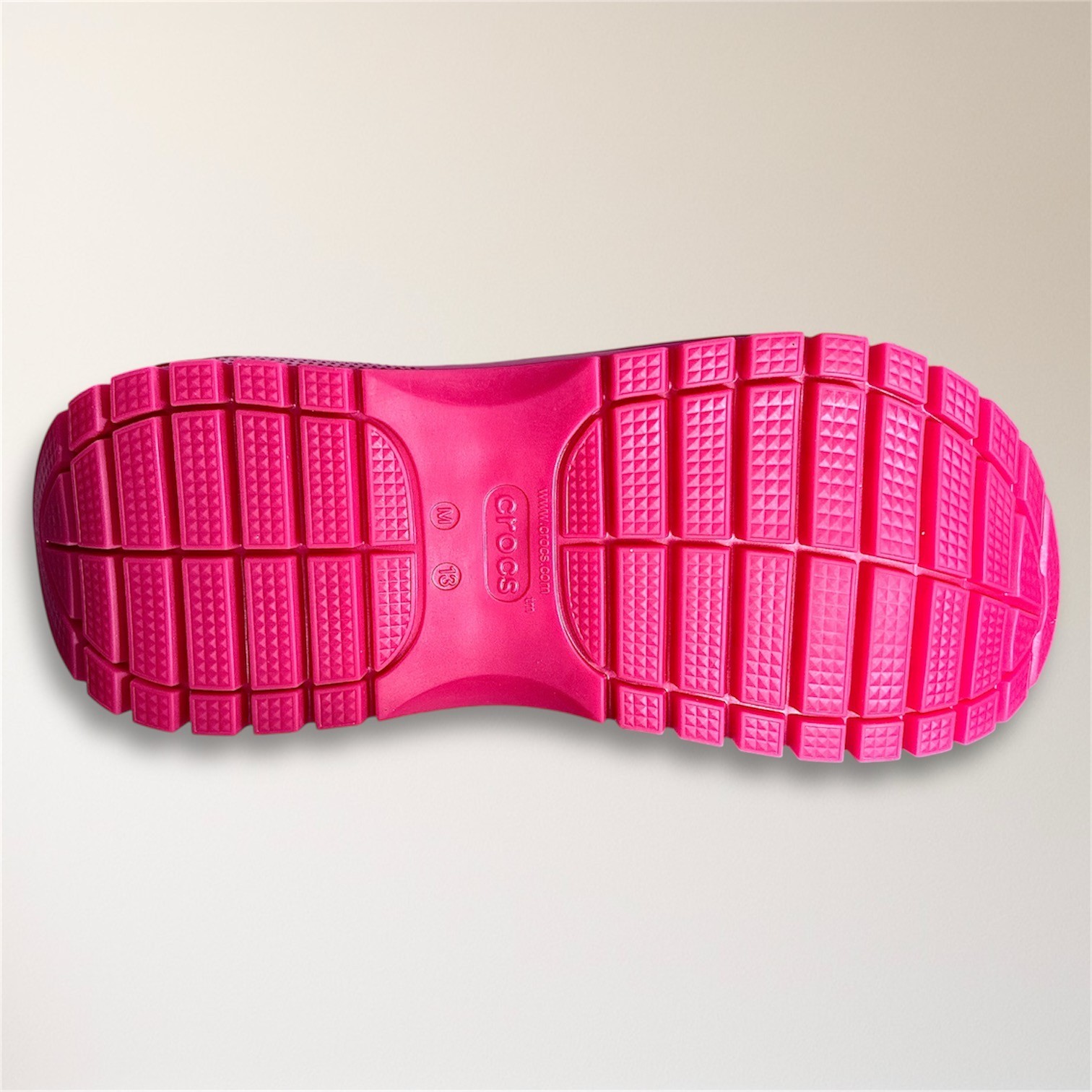 Crocs Mega Crush Platform Clog Juice Pink Comfort Casual Womens 15 Travel Barbie