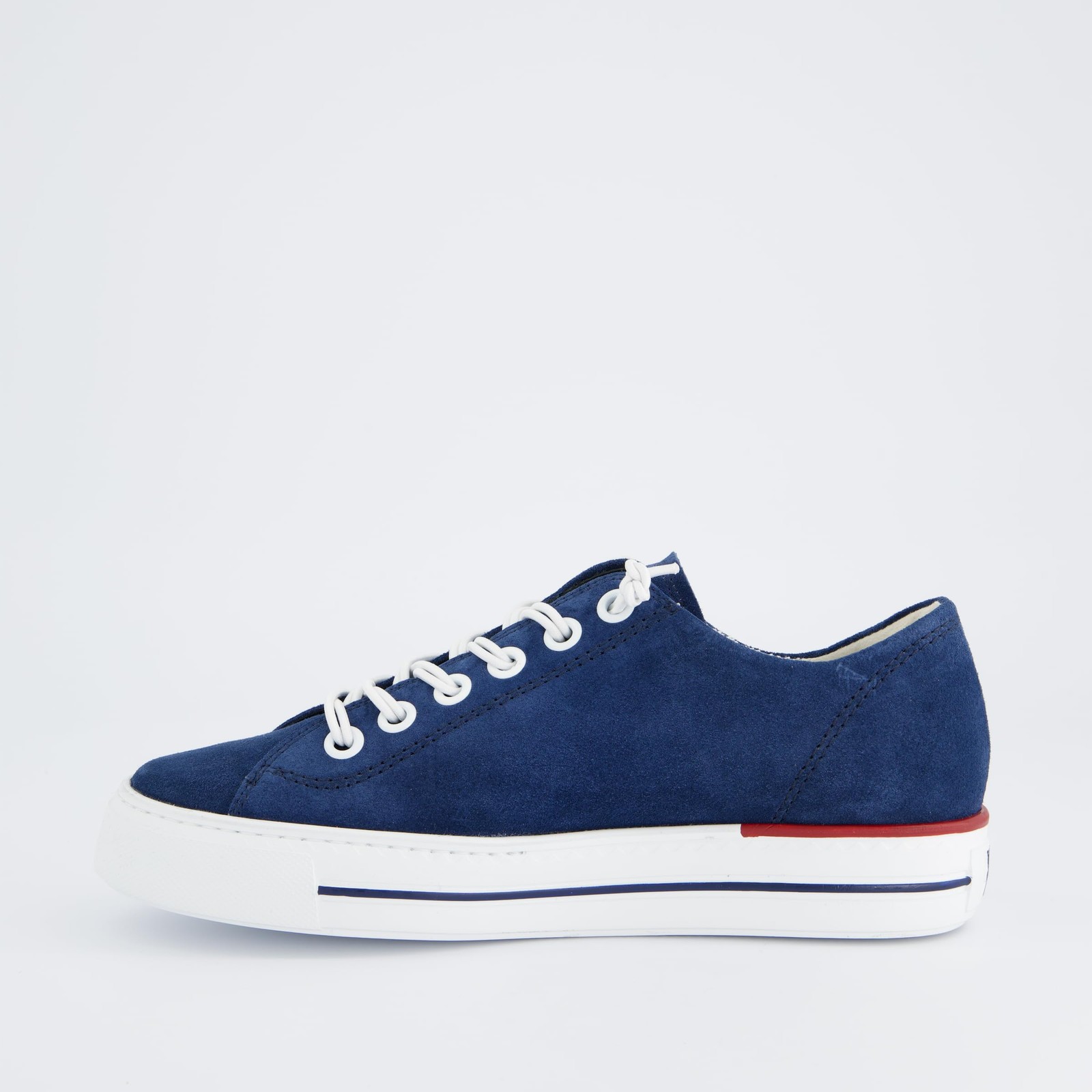 Paul Green Unisex Low-Top Sneaker, Removable Insole, Lightweight EVA Sole, Blue
