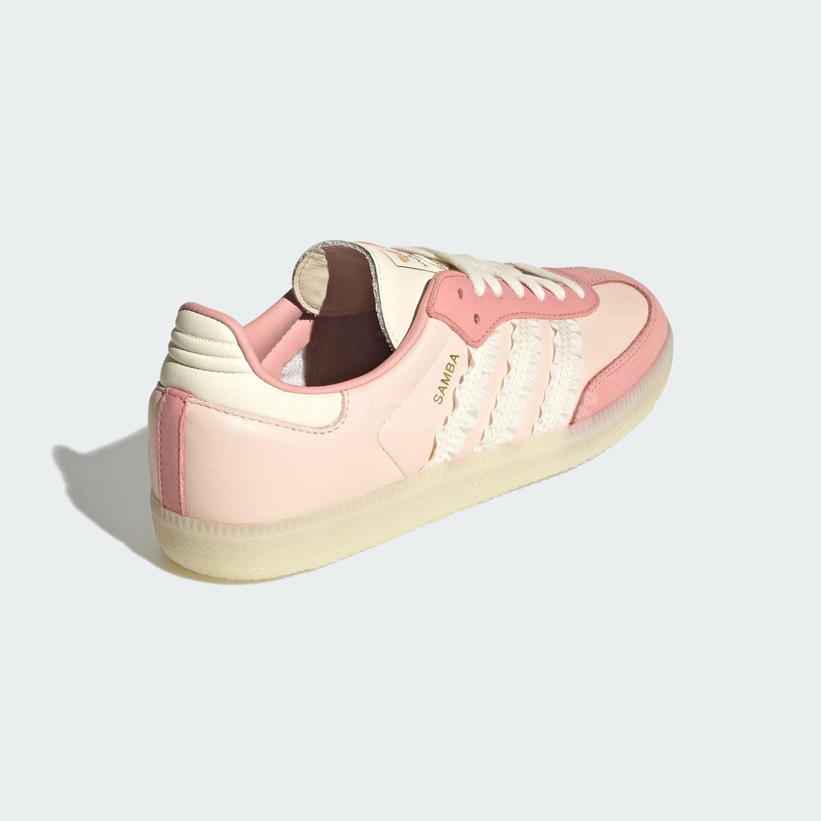 adidas Originals Samba OG W Ruffle Stripes Pack Pink Women Casual JR8830