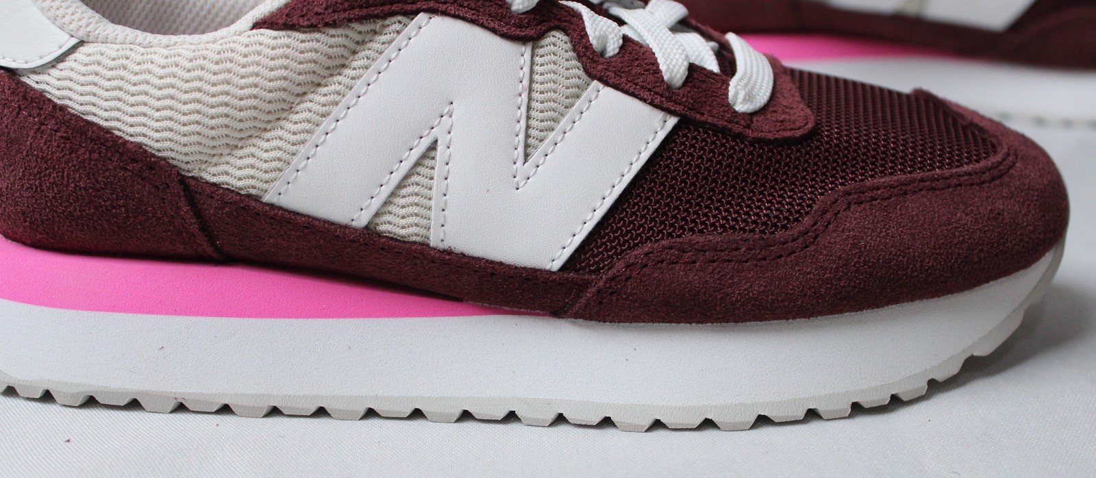 New Balance Unisex Adults 237 Suede Sneakers JL3 Burgundy Size US:6.5W/5M UK:4.5