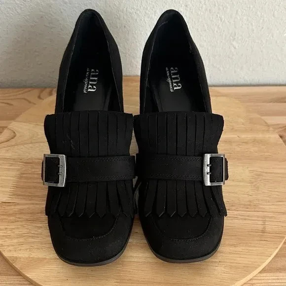 a.n.a Faxon Womens Square Closed Toe Loafers 10M