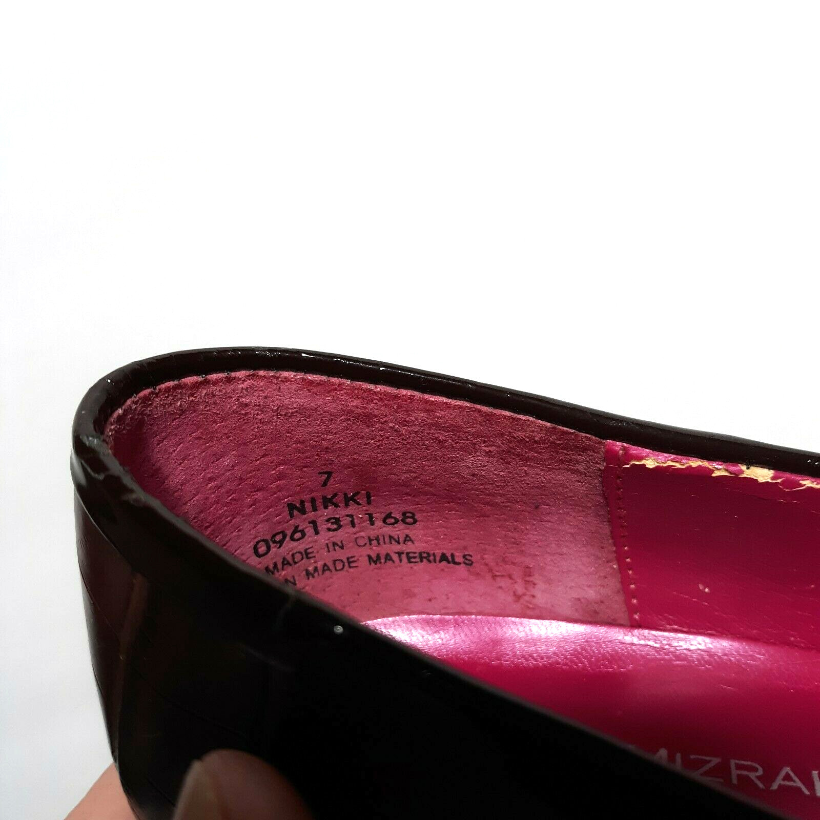 Women’s Isaac Mizrahi For Target Crocodile Skin Print Tall Heels Size 7 shoes