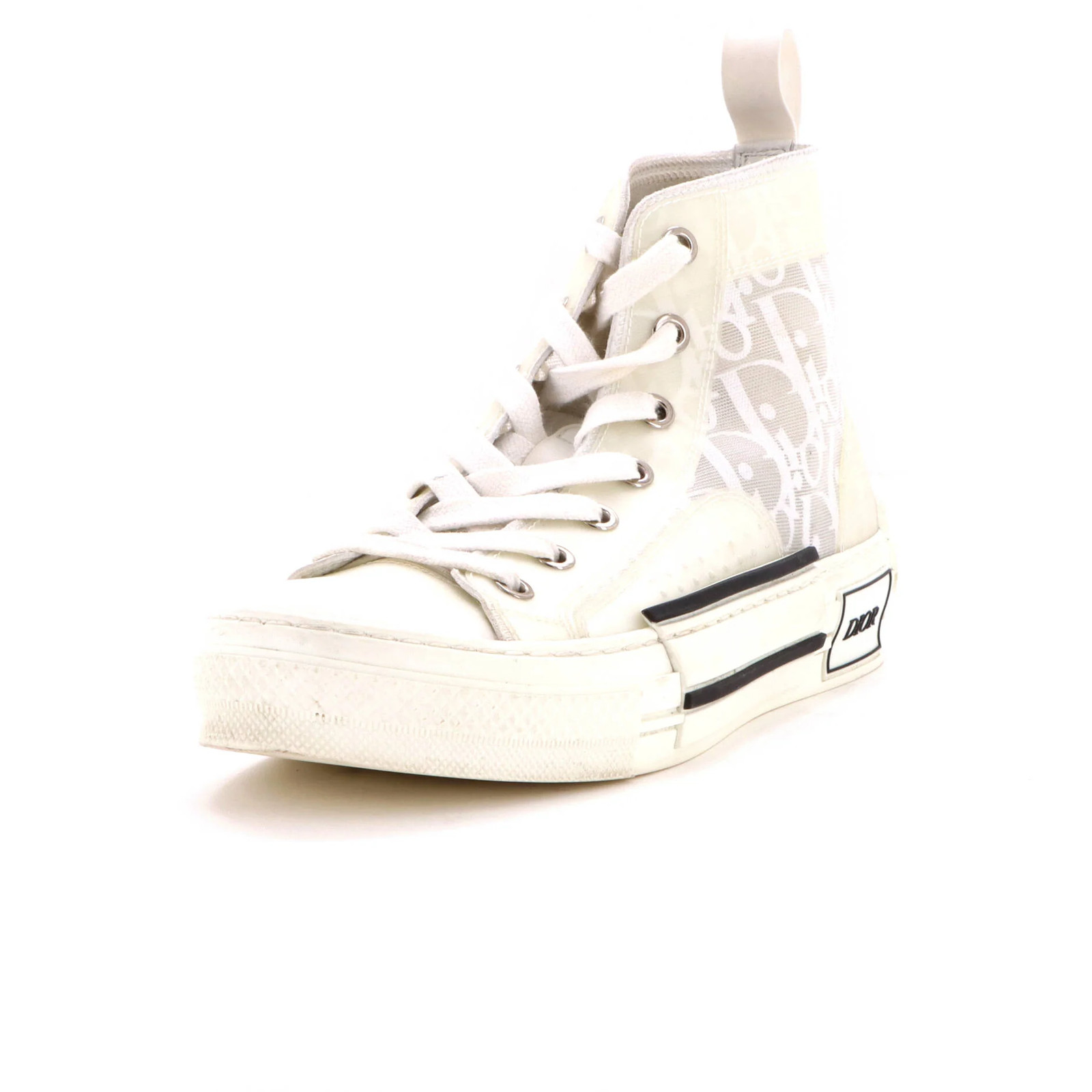 Christian Dior Women’s B23 High-Top Sneakers Oblique Coated Canvas and PVC