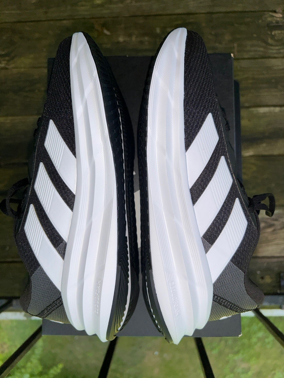 Adidas Galaxy 7 Running Shoes Women’s Size 8.5 Black White Sneakers NWT Box
