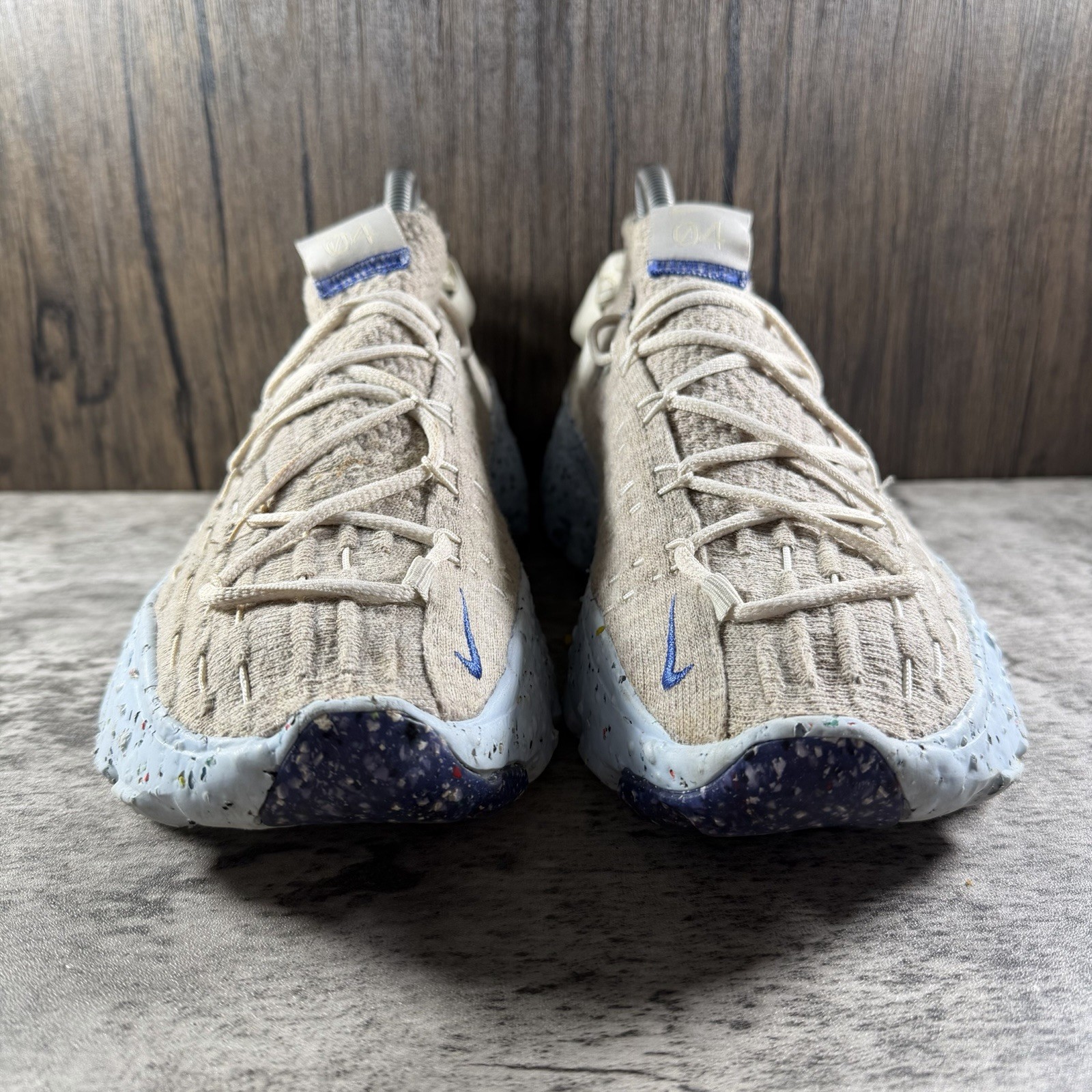 Nike Space Hippie 01 White Dutch Blue Running Shoes Women’s Size 8.5