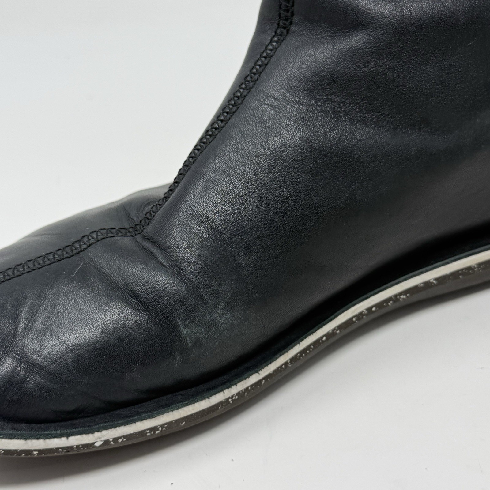 Camper Beetle Boots Womens 8.5 EU 39 Black Leather Hipster Bohemian Minimalist