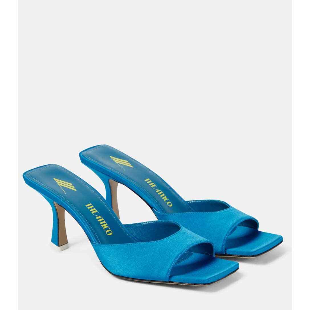 The Attico Anais Satin Sandals 39