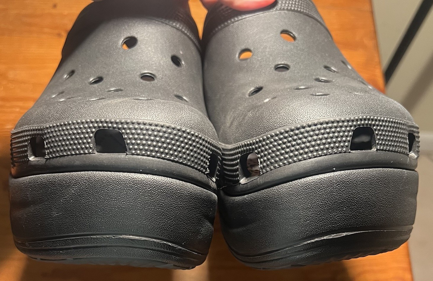 Crocs Siren Platform Clogs Black Chunky Goth Shoes Men’s Size 13 Womens Size 15
