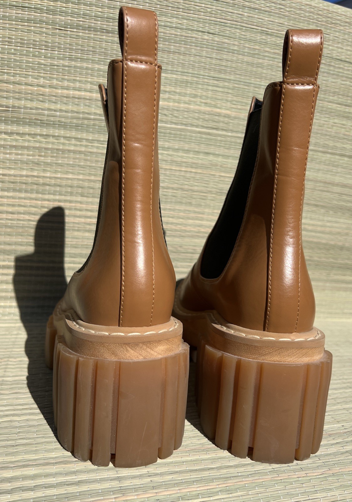 Stella McCartney Emilie Women’s Vegan Leather Platform Boots Size 39/US 9