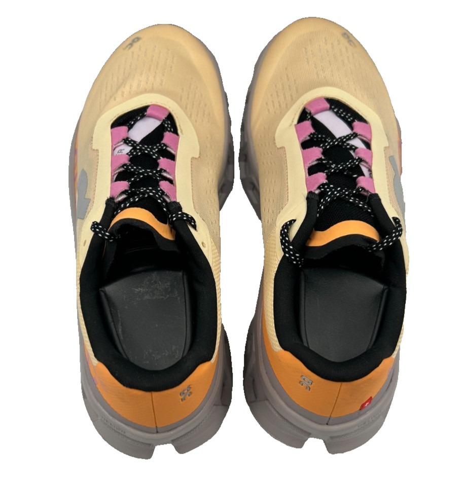 On Cloud Women’s Cloudmonster Lace Up Athletic Shoes Sand/Orange Size:8 200D