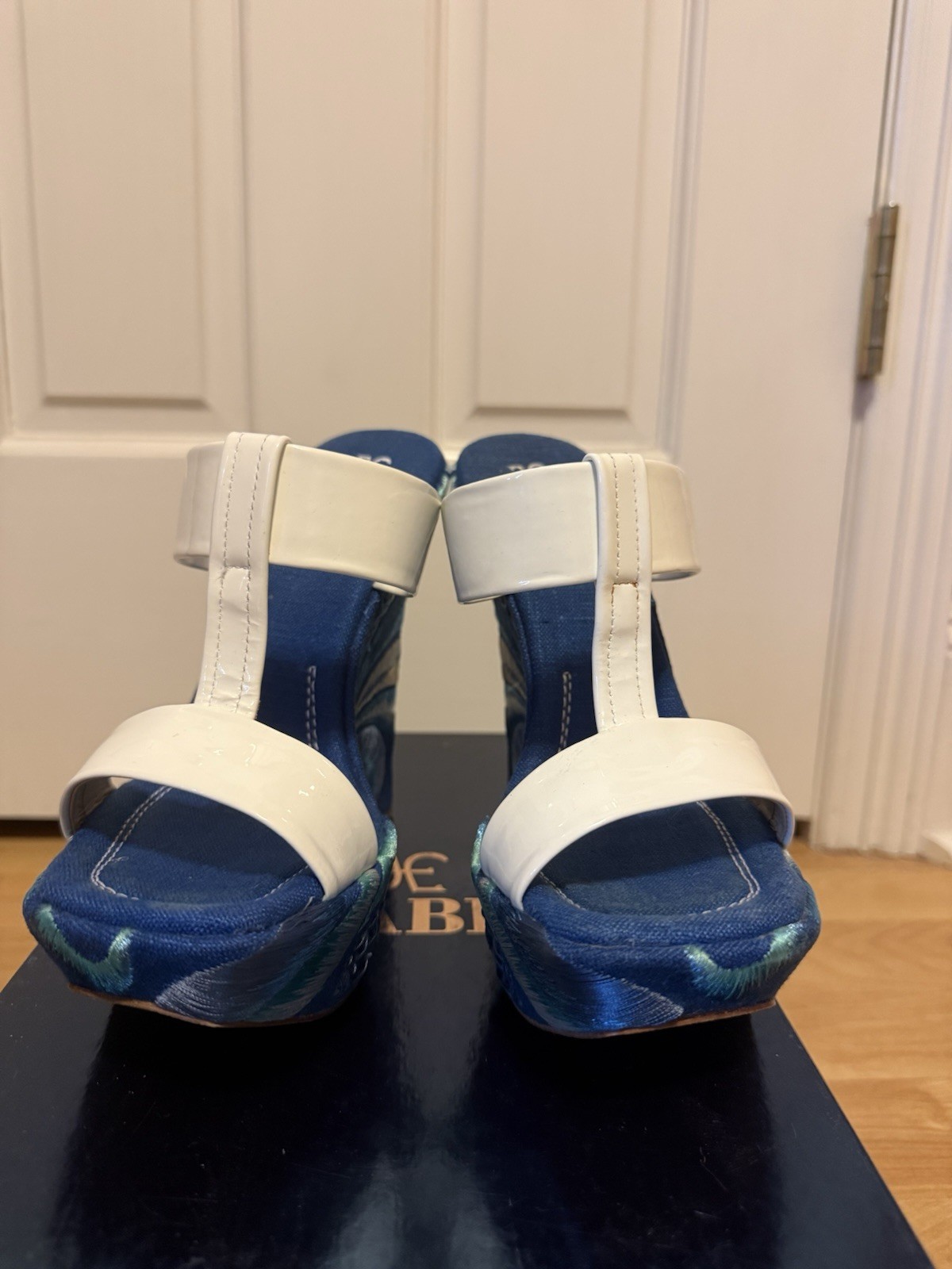 Fabi Patent Leather Italian Designer Sandals EUR 37 Stunning