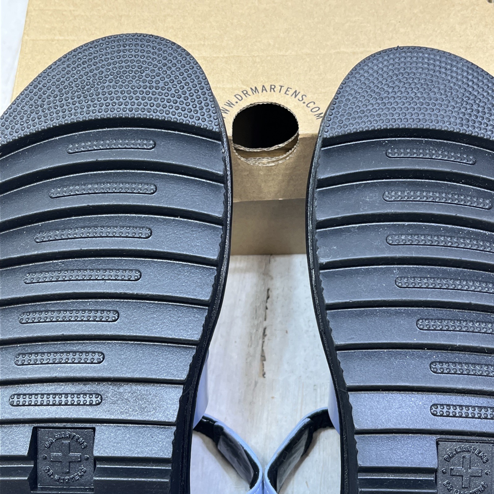 Dr. Martens Women’s Blaire Jelly Glitter Strap Sandal Zen Blue Sizes 7 OSR