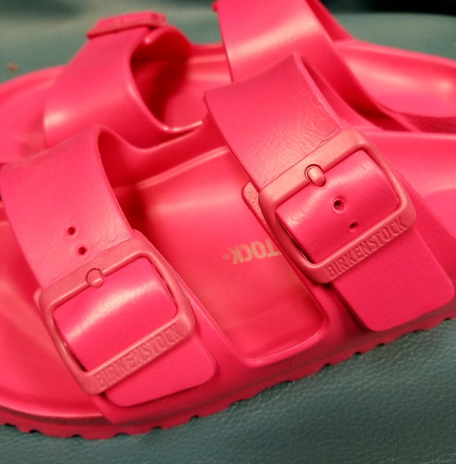 Birkenstock Arizona Eva Foam Pink Double Strap Unisex Sandals EU 40 L9 M7