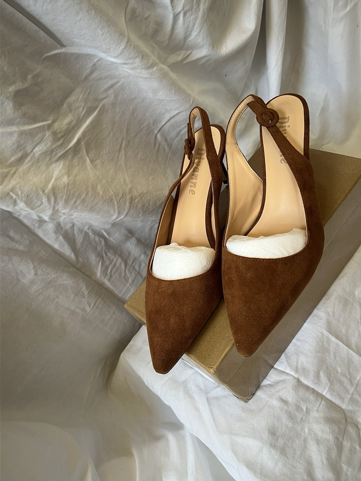 Divanne High Heels Brown
